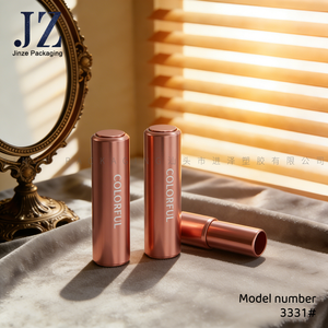 Jinze หลอดลิปสติกแบบกดสีม่วง,บรรจุภัณฑ์แบบภาชนะสำหรับใส่ลิปบาล์ม - Product Image 4