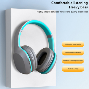 Vente chaude Casque <span class=keywords><strong>Bluetooth</strong></span> sans <span class=keywords><strong>fil</strong></span> <span class=keywords><strong>avec</strong></span> basse et microphone sur bandeau Casque de jeu musical <span class=keywords><strong>Bluetooth</strong></span> sans <span class=keywords><strong>fil</strong></span> - Product Image 2