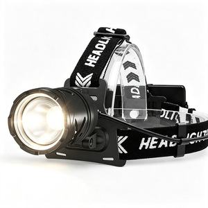 Linterna Frontal LED Recargable de <span class=keywords><strong>1000</strong></span> Lúmenes P70 con Zoom, Impermeable, para Camping - Product Image 1