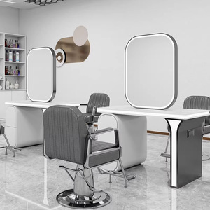 Nouvelle station <span class=keywords><strong>de</strong></span> coiffure avec <span class=keywords><strong>miroir</strong></span> et éclairage LED |   Miroirs é<span class=keywords><strong>l</strong></span>égants pour la coiffure |   Stations <span class=keywords><strong>de</strong></span> coiffure haut <span class=keywords><strong>de</strong></span> gamme - Product Image 6