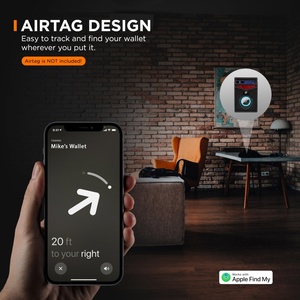 For Boshiho Customized Minimalist Leather <b>Wallet</b> for Men <b>RFID</b> Function Front Pocket with Metal Money Clip Slim and Short Length - Product Image 3