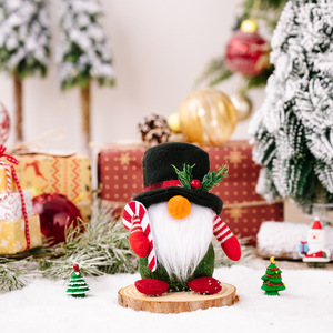 Décorations de Noël Père Noël <span class=keywords><strong>Image</strong></span> Décorations de chef de Noël Portant des chapeaux tricotés Mignon vieil homme <span class=keywords><strong>sans</strong></span> <span class=keywords><strong>visage</strong></span> nain - Product Image 5