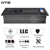 Amplificateur professionnel 2 canaux 900W de classe D contrôlé par DSP PDA2000+CQ260D, refroidissement par ventilateur à vitesse variable, alimentation en métal LLC