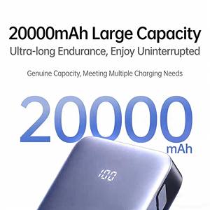 Banco de Energía UGREEN de 20000 mAh con Carga Rápida PD de 30 W, Salida Dual USB-C y USB-A, Cargador Portátil - Product Image 2