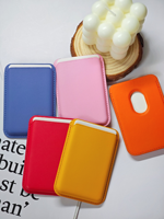Portefeuille porte-cartes magnétique en cuir PU tendance, autocollant arrière pour téléphone portable iPhone
