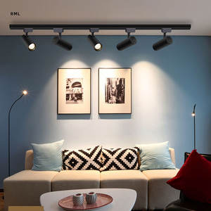 Système d'éclairage sur <span class=keywords><strong>rail</strong></span> LED 30W orientable, éclairage sur <span class=keywords><strong>rail</strong></span> magnétique LED, éclairage sur <span class=keywords><strong>rail</strong></span> noir pour <span class=keywords><strong>magasin</strong></span> - Product Image 3