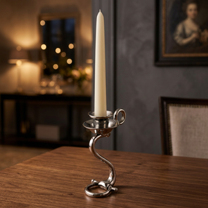 Support de bougie en métal équestre, bougeoir décoratif d'inspiration cheval, centre de table vintage pour la décoration intérieure et la salle à manger - Product Image 5