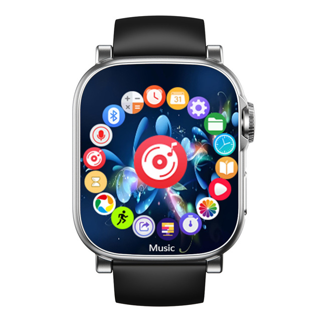 Factory Wholesale MP3/MP4 Sports Watch Multi-functional Player  MP3 Watch External Speaker