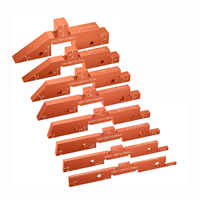 Blocs d'installation Jauge de hauteur en alliage d'aluminium avec jeu d'angle Barres de configuration de table de routeur 8 pièces