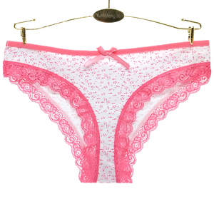 Braguitas Sexys para Mujer, Tanga Brasileña de Algodón con Estampado Floral - Product Image 6