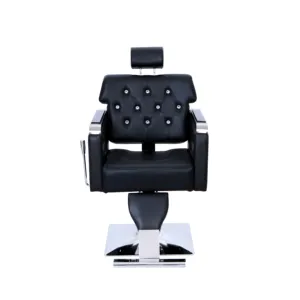 New Design Salon Equipments Wholesale Hair Anti Fatigue Barber Chair Adjustable Salon Shop Style Chair
