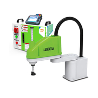 Robot SCARA miniature de 5 kg et 450 mm, robot industriel à 4 axes avec moteur et boîte de vitesses PLC, IP67, pour le chargement, le déchargement et la palettisation