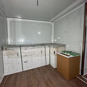 Casas Modulares Prefabricadas de Acero Expandibles de 40 y 30 Pies, Tipo Flat-Pack, para Uso como <span class=keywords><strong>Hotel</strong></span>/Edificio de Oficinas con Material de Panel Sándwich - Product Image 3