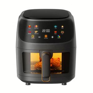 Nouvelles friteuses à air multifonctionnelles sans huile, à vapeur, 8L, avec revêtement en acier inoxydable, personnalisables, Silver Crest - Product Image 6