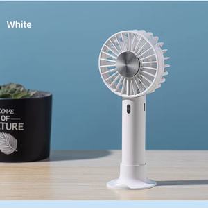 2025พัดลมตั้งโต๊ะขนาดเล็กทำความเย็นอัดน้ำแข็งขนาด2000mAh พัดลมมือถือขนาดเล็กโปร่งใสพร้อมฐานโทรศัพท์ - Product Image 5