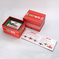 Jeu de cartes familial sur le thème de Noël, Knit Wits, jeu de cartes flash pour les fêtes de fin d'année, jeu éducatif interactif pour enfants
