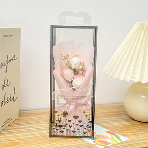 Popolare Bouquet di Fiori di Sapone a Forma di <span class=keywords><strong>Rosa</strong></span> in Confezione Regalo, Ideale Come Omaggio Aziendale, <span class=keywords><strong>Bomboniera</strong></span>, Regalo per San Valentino e Festa degli Insegnanti - Product Image 5