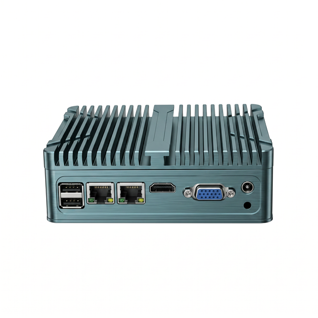 Yantronic Cheap Mini PC, Supports N2840 and J1900 Processors, 2 LAN Ports, 2 Serial Ports, Fanless Box 6*usb 12v a Lot of Stock
