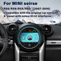 Écran multimédia de voiture Android 13 pour MINI R55 R56 R58 R60 F56 F58 2007-2016, système IPS tactile, WIFI, Carplay, GPS, Navi, Google Player