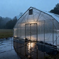 Offre Spéciale – Kit Serre à Film Double Couche Stabilisé aux UV à Prix Réduit pour la Culture Hydroponique de Fraises et de Tomates