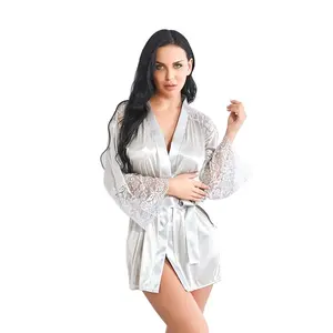 Yinjoyhub — Robe de nuit en Satin pour femmes, tenue de nuit Sexy, bon marché, nouvelle collection