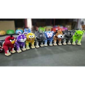 Caballo Balancín de Peluche Unisex Ainme, Juguete Montable para Niños, para Centros Comerciales, Atracciones de Animales de Madera - Product Image 6
