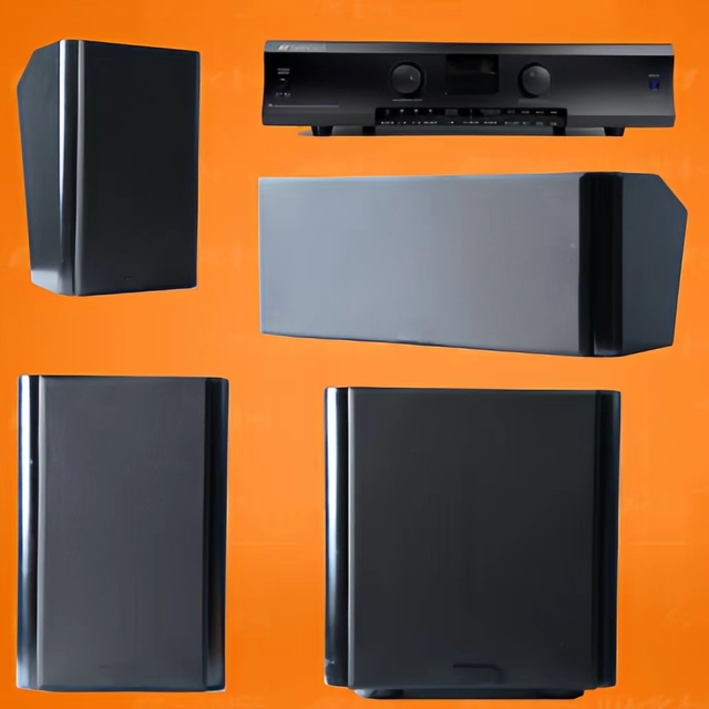 Multi Channel Speakers for Home Thearte Audio System 5.1 Bass and Tweeter Speakers 240W 6 Inch/3 Inch Speakers Wired Subwoofer