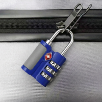 Cadenas de sécurité TSA-530 fiable à combinaison à 3 chiffres pour ordinateur portable, sac à dos, valise de voyage et casier d'étudiant