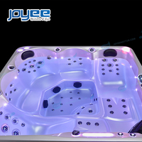 Bain à remous extérieur pour hôtel et villa JOYEE – Spa carré en acrylique pour 5 personnes – Meilleure vente