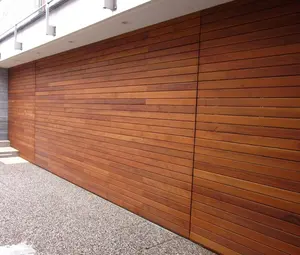 Solid Wood Cladding Unfinished Outdoor Courtyard Use Brazilian Teak Solid Wood Cladding