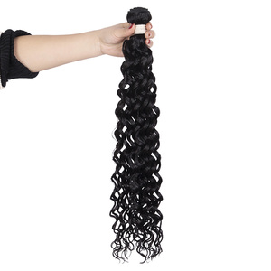 Extensions de cheveux naturels ondulés (Water <span class=keywords><strong>Wave</strong></span>) de 24 à 40 pouces, qualité supérieure 12A, non-Remy, vente en gros - Product Image 3