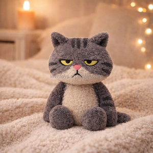 Produttore di <span class=keywords><strong>Peluche</strong></span> Personalizzati OEM ODM, Giocattoli in <span class=keywords><strong>Peluche</strong></span> a Forma di Gatto <span class=keywords><strong>da</strong></span> Disegno a Prodotto Finito, Animali di <span class=keywords><strong>Peluche</strong></span> Personalizzati per Promozione del Marchio - Product Image 2