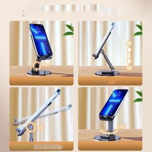 Xx096 Mobile Holders Portable Tablet <b>Desktop</b> Mounts Abs Damping Gasket Plastic Metal Phone <b>Stand</b> Custom Logo - Product Image 5