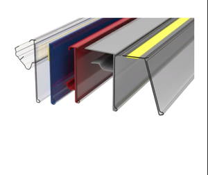 Hot Seller Esl Rail Price Tag Electronic Data <b>Strips</b> Label Holder <b>Plastic</b> Extrusion Pvc for Supermarket Shelves - Product Image 2