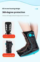 Nouvelle botte de protection professionnelle pour fracture de la cheville, avec double airbag, en coton respirant, à lacets, stabilisateur de pied et soutien du tendon d'Achille