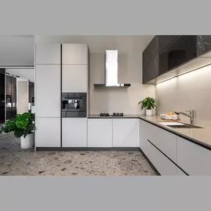 Cbmmart Keuken 2024 Witte Kitchenette Wandkast Modulaire Keukenkast Met Zachte Sluitende Laden