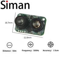 Módulo de Medición de Distancia Láser SDM50 con Interfaz UART TTL I2C de 3.3-5V para Robots Pequeños y Monitoreo de Seguridad