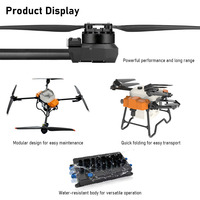 Drones agricoles neufs avec réservoir et système de pulvérisation double atomisation, accessoire caméra pour drones agricoles