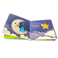 Libro de audio para niños de tapa dura OEM al por mayor, impresión interactiva de dibujos animados, libro de sonido personalizado para niños