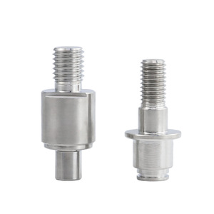 Conector de Acero Inoxidable de Ocho Direcciones, Pieza de Torno CNC M5x10mm, Mecanizado de Precisión para Uso Industrial - Product Image 1