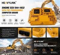 Unidad de Control del Motor HEAVYLINK 544-1832 con Placa de Computadora Preprogramada para Maquinaria de Construcción