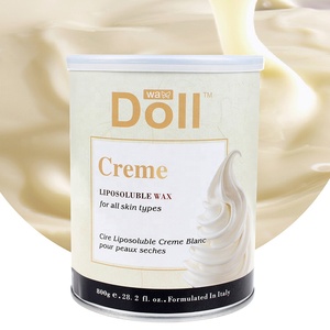 800G Depilatory Hot Film creme Soft Wax in tin cans Waxing Bikini Hair Removal warm Wax