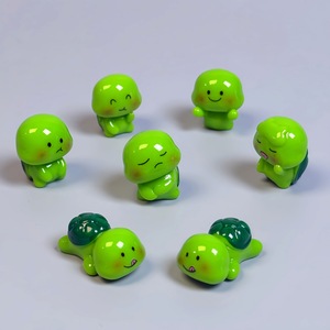Mini <span class=keywords><strong>Tortuga</strong></span> Verde <span class=keywords><strong>de</strong></span> Resina, Animal Marino Simulado, Decoración para Jardín <span class=keywords><strong>de</strong></span> Infancia, Juguete Infantil - Product Image 1