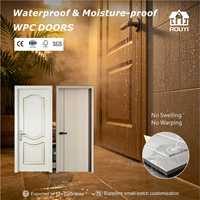 Porte de chambre insonorisée et étanche de qualité supérieure pour villa et hôtel, en WPC