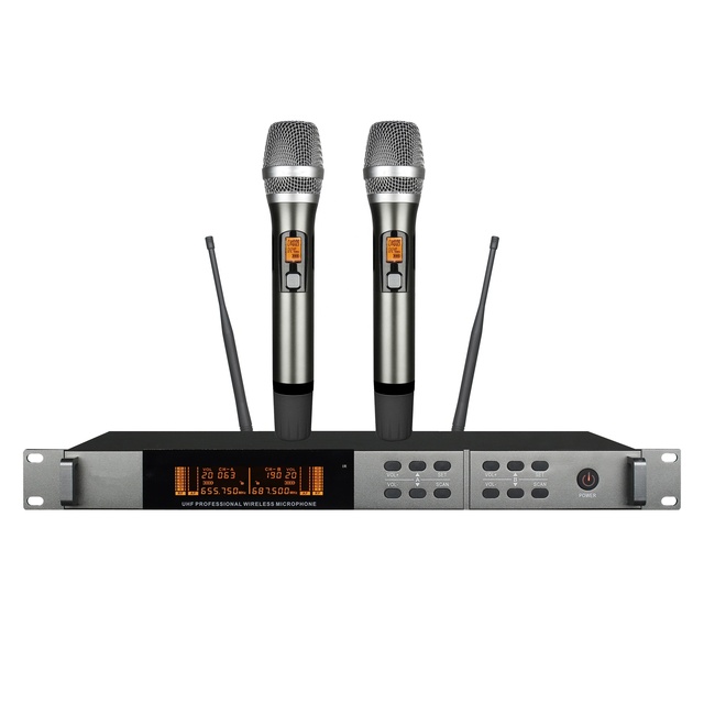 Factory UHF Wireless Microphone System Microphone Wireless Professional Handheld Mic Home Entertainment Teaching Meeting Church