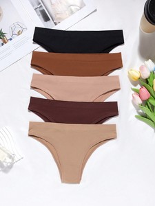 Slip da Donna Senza Cuciture a Vita Bassa - Bestseller, Modellanti, Sexy, Tinta Unita, Invisibili, Traspiranti - Product Image 4