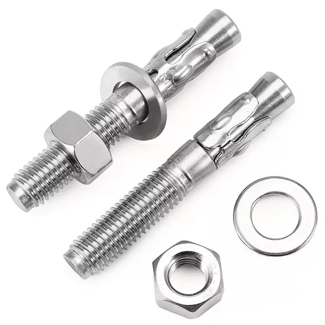 High Quality White Zinc Plated Steel Wedge Anchor Expansion Anchor Cost-effective Wedge Anchor Used for Concrete