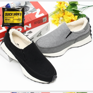 Pelliccia invernale da uomo e da donna di base per pantofole scarpe in lana con Set di tessuti per la pulizia delle scarpe - Product Image 1