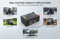 Paket Baterai Lithium LiFePO4 Kapasitas Tinggi 60V 300Ah untuk Kendaraan Listrik, Golf Cart, Kendaraan Utilitas, OEM, ODM