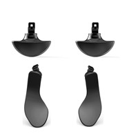 4 palettes de boutons arrière pour manette PS5 DualSense Edge, remplacement des palettes compatibles avec la manette PS5 Edge